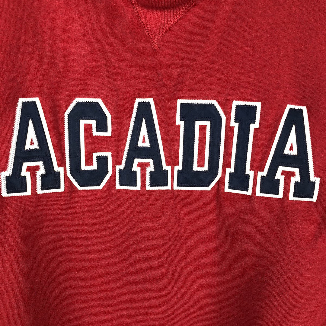 Vintage 80s-90'S Russell college sweatshirt, made in the USA, size L, men's cotton red type Vintage Second Hand