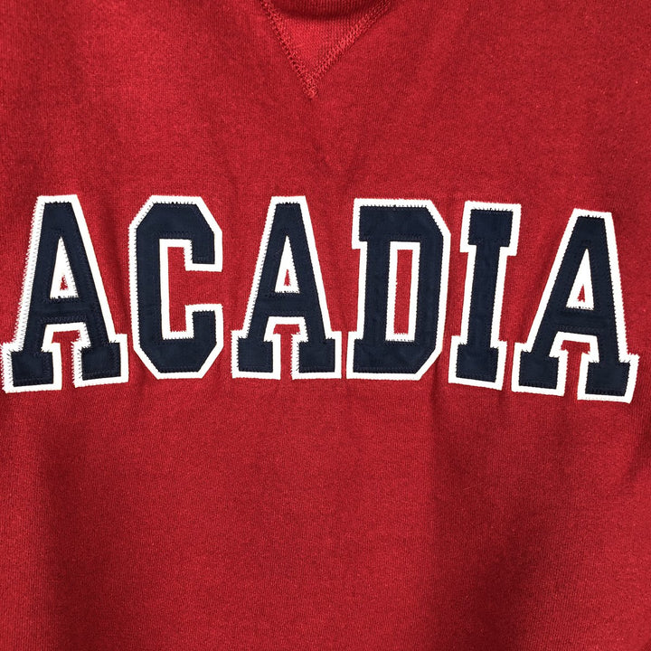 Vintage 80s-90'S Russell college sweatshirt, made in the USA, size L, men's cotton red type Vintage Second Hand