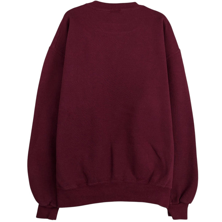 80s-90'S Russell Stanford University College Sweatshirt, Made in USA, Men's Size M (approx.), Vintage cotton Red type red-purple Vintage Second Hand