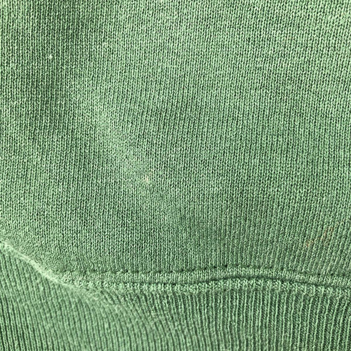 80s-90'S Russell sweatshirt, made in USA, men's size L equivalent, vintage. cotton Green type dark green Vintage Second Hand