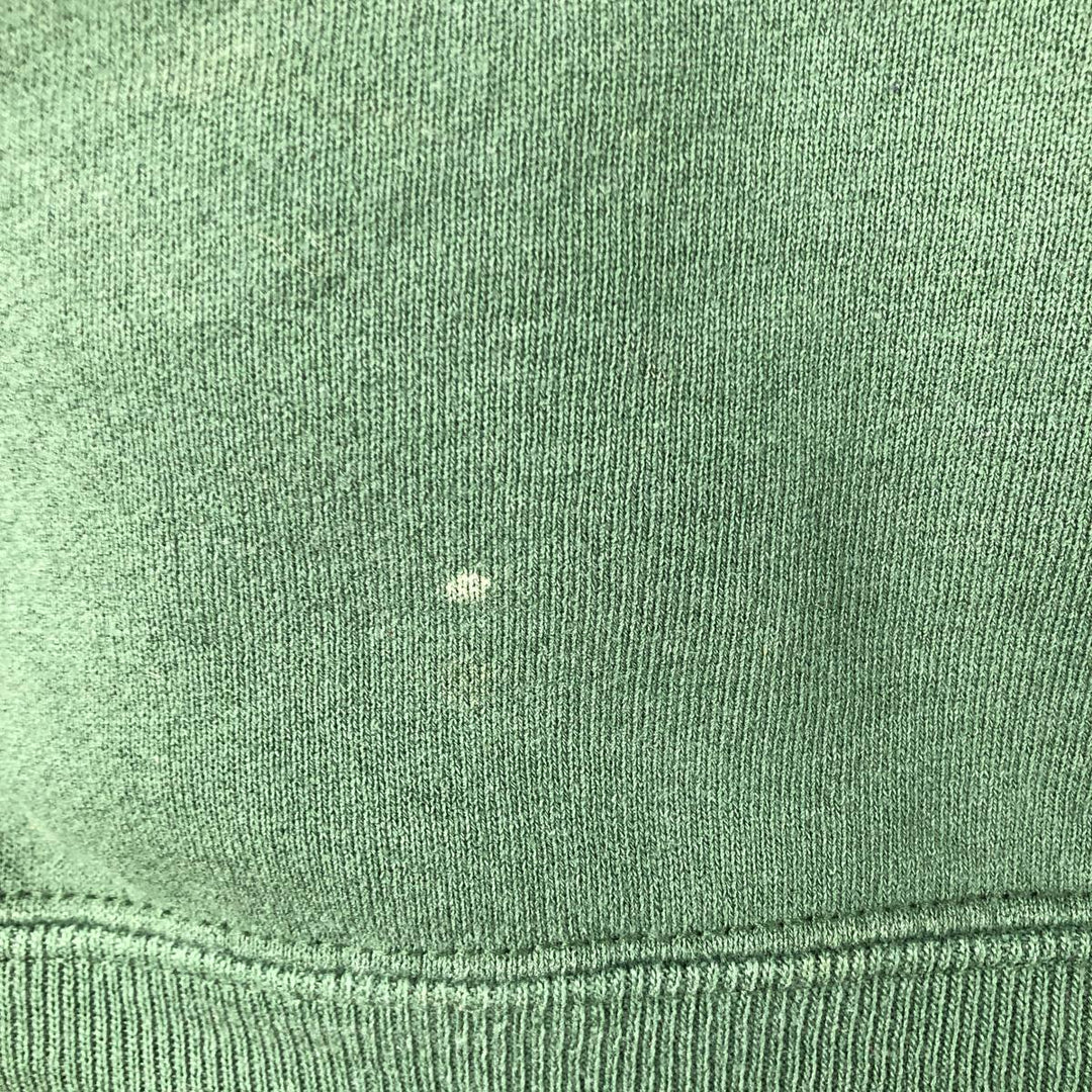 80s-90'S Russell sweatshirt, made in USA, men's size L equivalent, vintage. cotton Green type dark green Vintage Second Hand