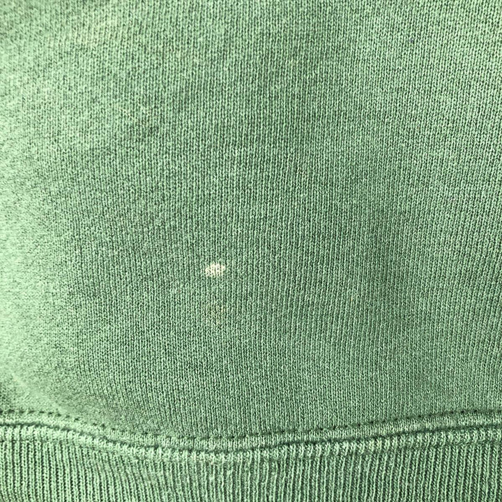 80s-90'S Russell sweatshirt, made in USA, men's size L equivalent, vintage. cotton Green type dark green Vintage Second Hand