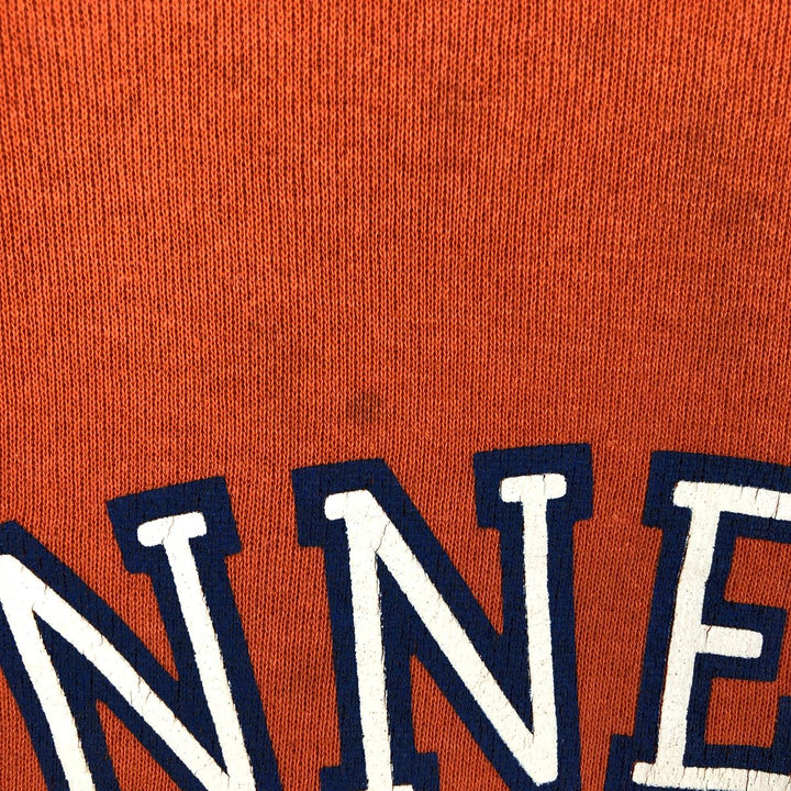 80'S SPA Sportswear Triple Print College Sweatshirt, Made in USA, Men's Size L (Equivalent), Vintage polyester orange type Vintage Second Hand