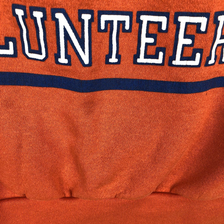 80'S SPA Sportswear Triple Print College Sweatshirt, Made in USA, Men's Size L (Equivalent), Vintage polyester orange type Vintage Second Hand