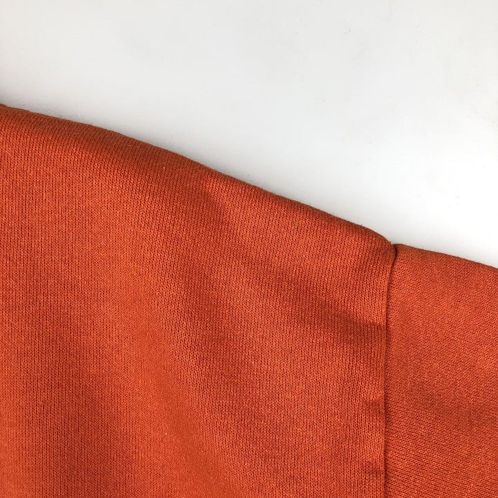 80'S SPA Sportswear Triple Print College Sweatshirt, Made in USA, Men's Size L (Equivalent), Vintage polyester orange type Vintage Second Hand