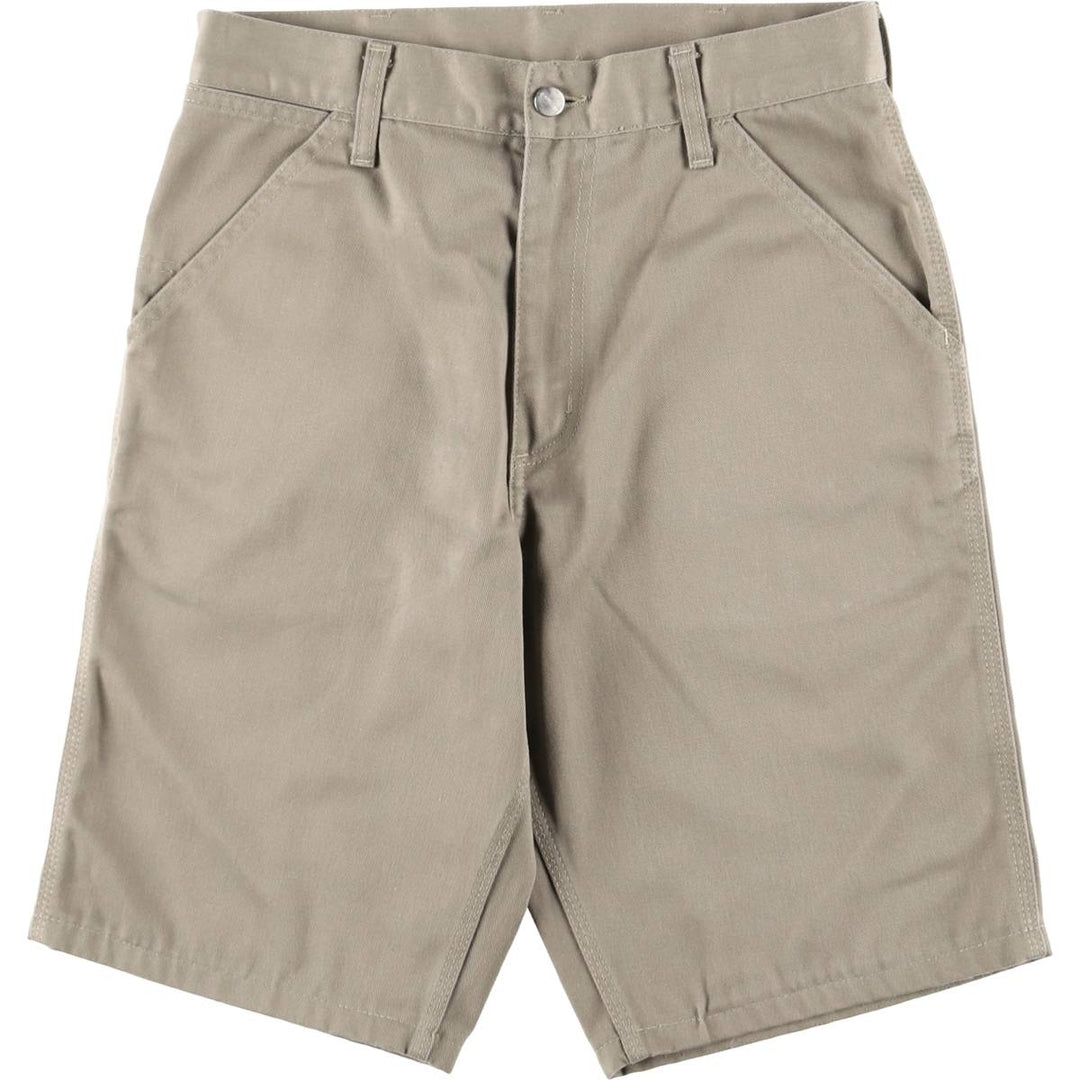 Carhartt work shorts, men's size W30 (approx.) polyester Beige type Vintage Second Hand