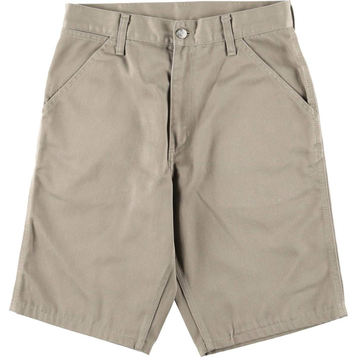 Carhartt work shorts, men's size W30 (approx.) polyester Beige type Vintage Second Hand
