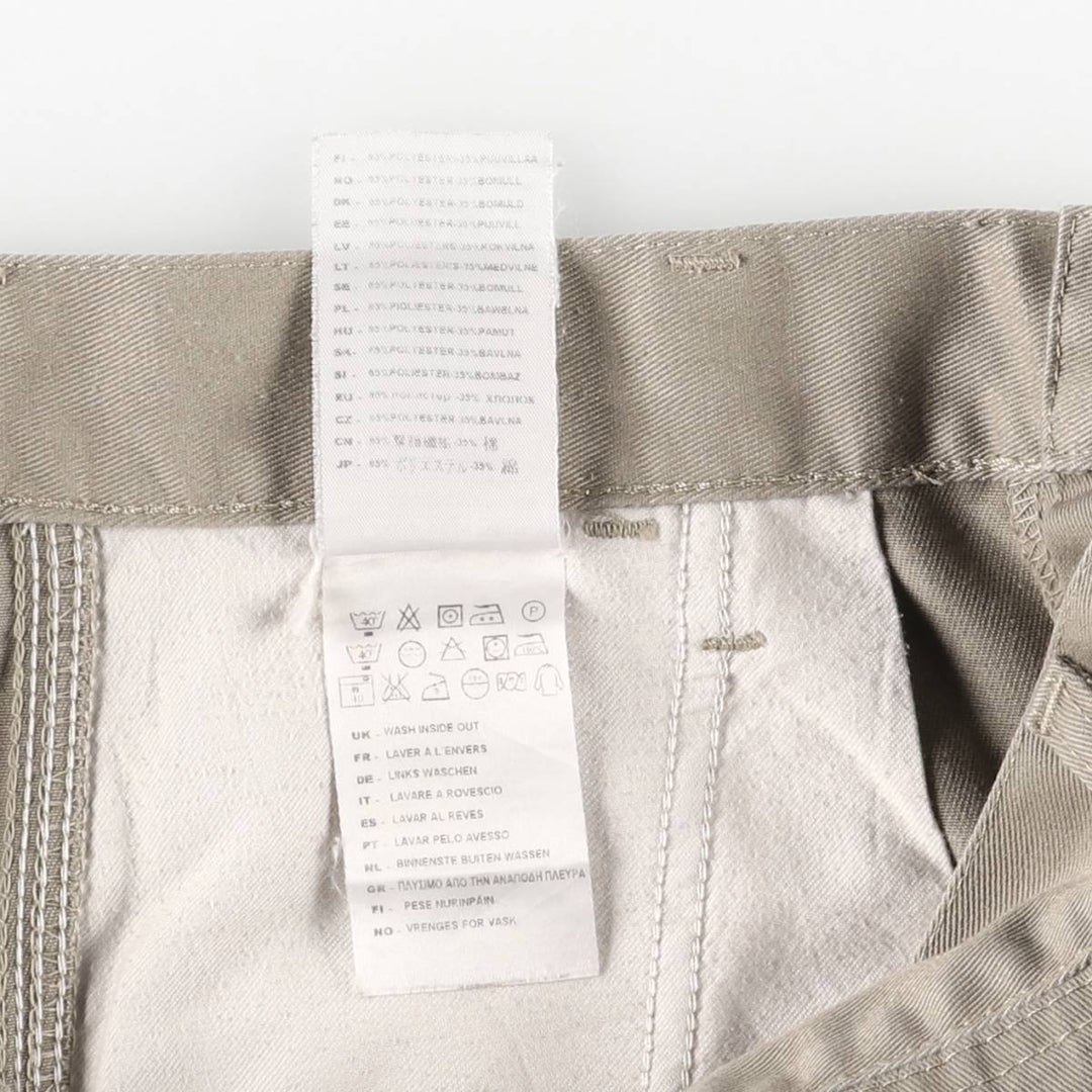 Carhartt work shorts, men's size W30 (approx.) polyester Beige type Vintage Second Hand