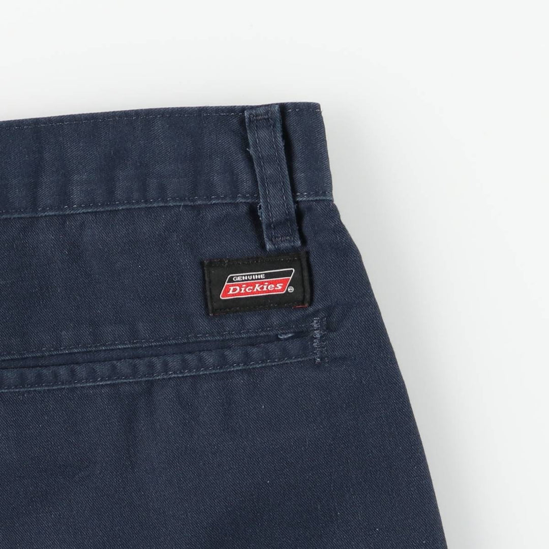 Dickies Work Shorts, Half Pants, Men's, W37 equivalent polyester navy blue type Vintage Second Hand