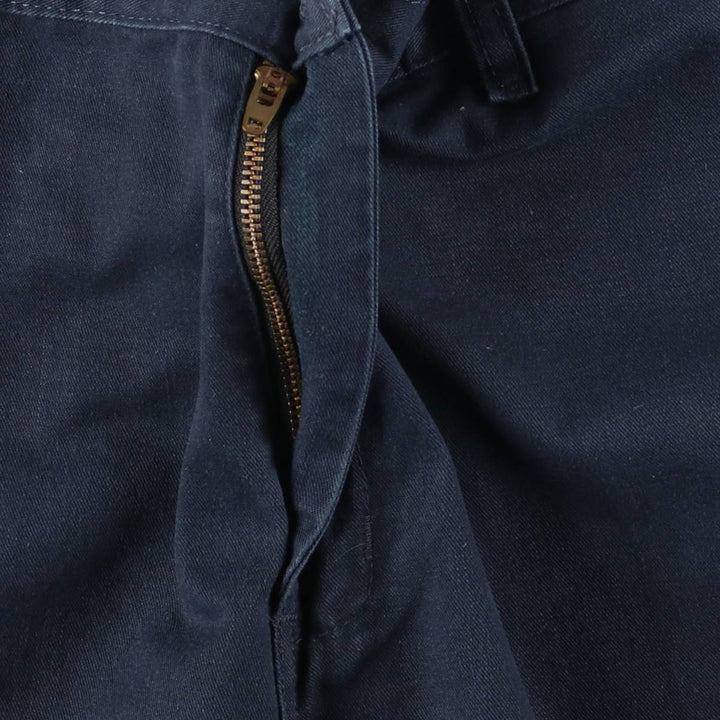 Dickies Work Shorts, Half Pants, Men's, W37 equivalent polyester navy blue type Vintage Second Hand