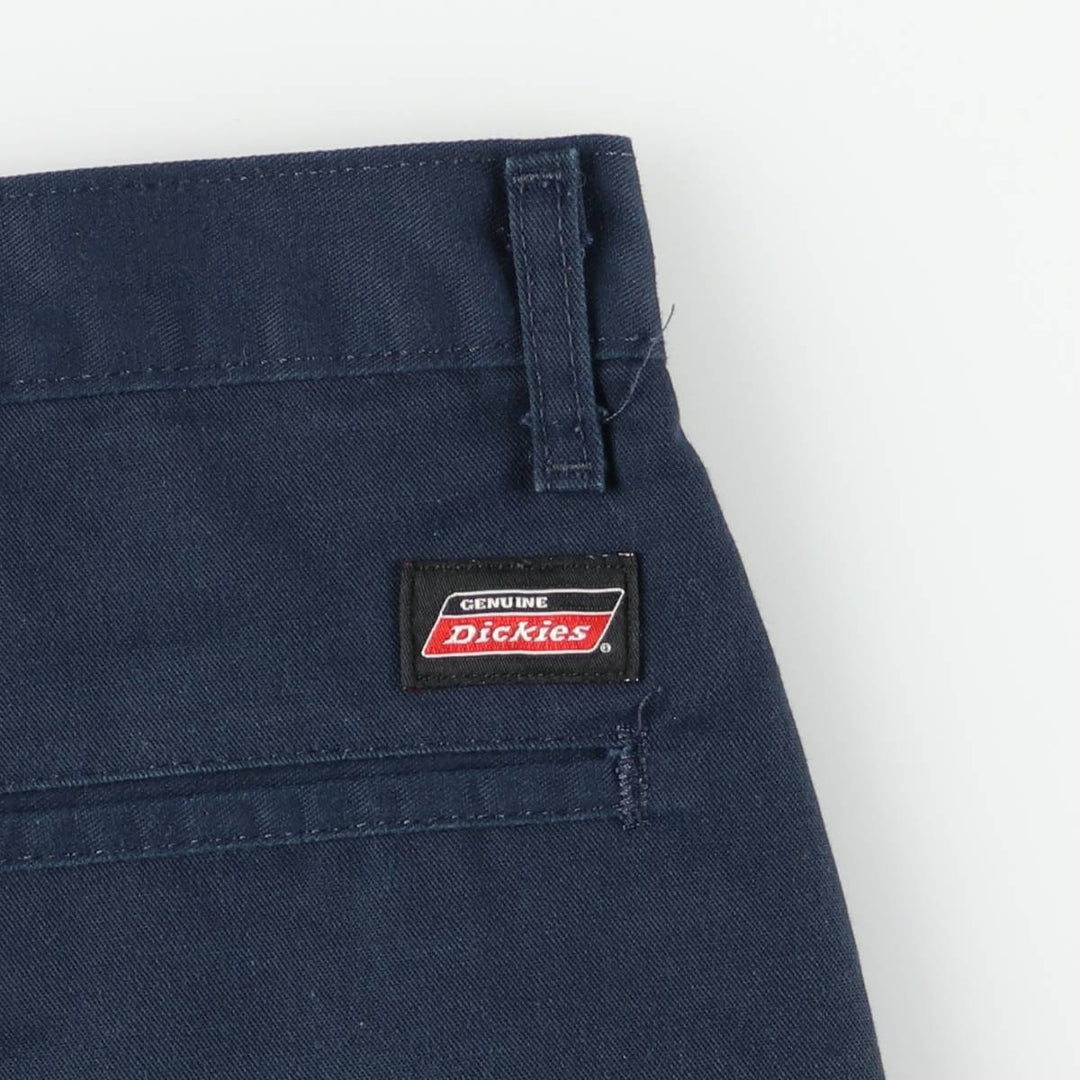 Dickies work shorts, men's size W38 (approx.) polyester navy blue type Vintage Second Hand