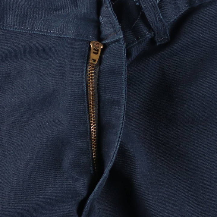 Dickies work shorts, men's size W38 (approx.) polyester navy blue type Vintage Second Hand