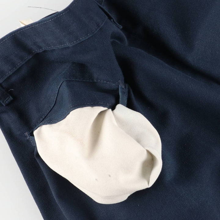 Dickies work shorts, men's size W38 (approx.) polyester navy blue type Vintage Second Hand