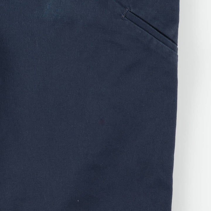 Dickies work shorts, men's size W38 (approx.) polyester navy blue type Vintage Second Hand