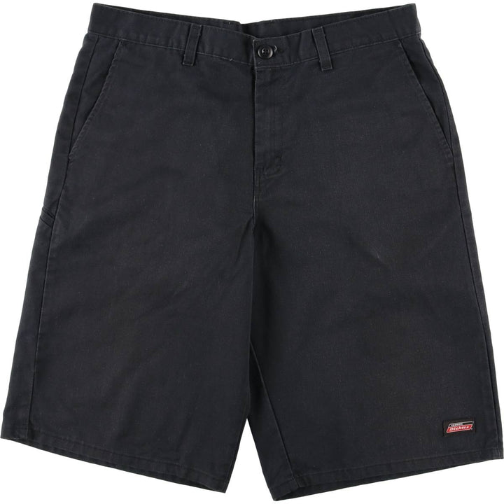 Dickies Work Shorts, Half Pants, Men's, W33 equivalent polyester black type Vintage Second Hand