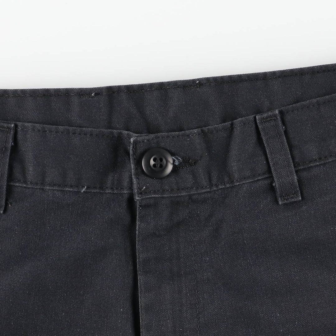 Dickies Work Shorts, Half Pants, Men's, W33 equivalent polyester black type Vintage Second Hand