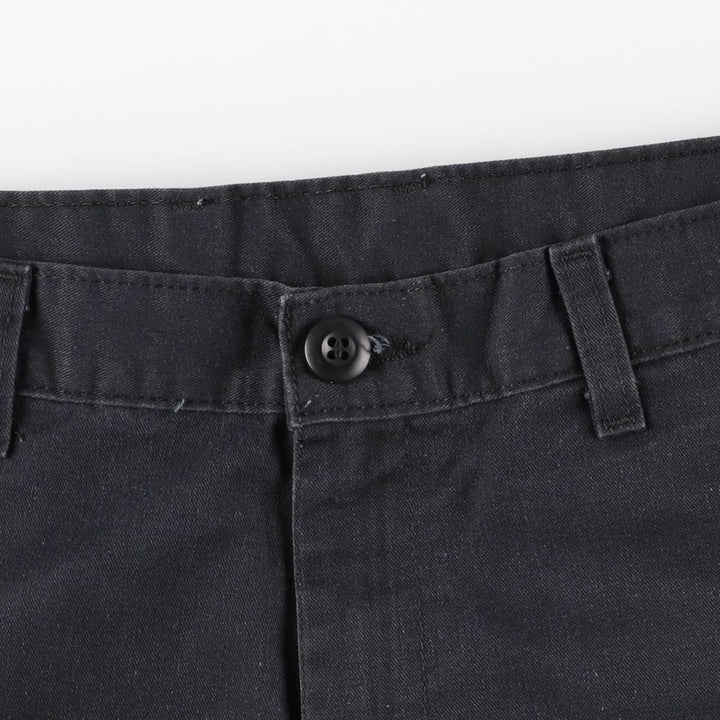 Dickies Work Shorts, Half Pants, Men's, W33 equivalent polyester black type Vintage Second Hand