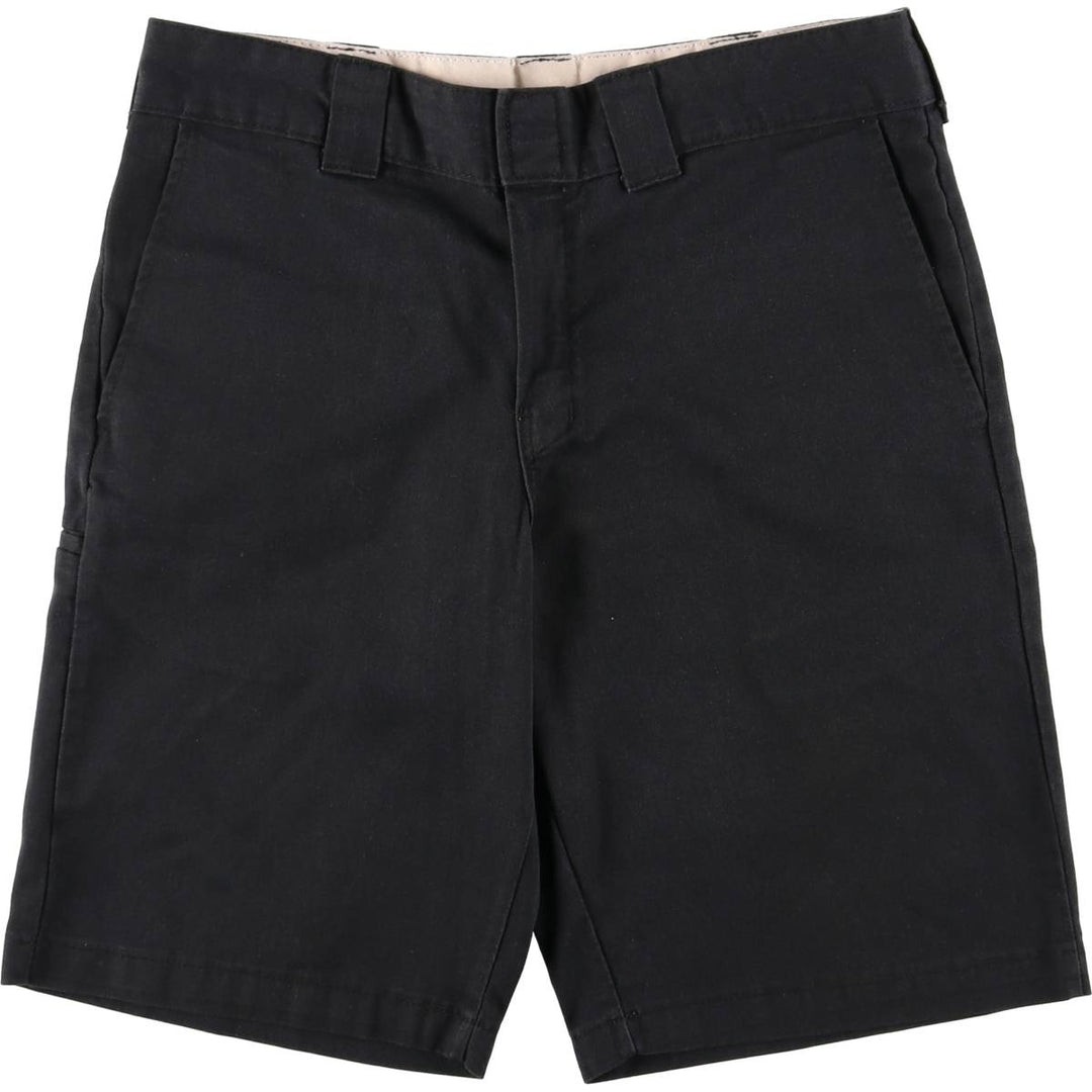 Dickies Work Shorts, Half Pants, Men's, W35 equivalent polyester black type Vintage Second Hand