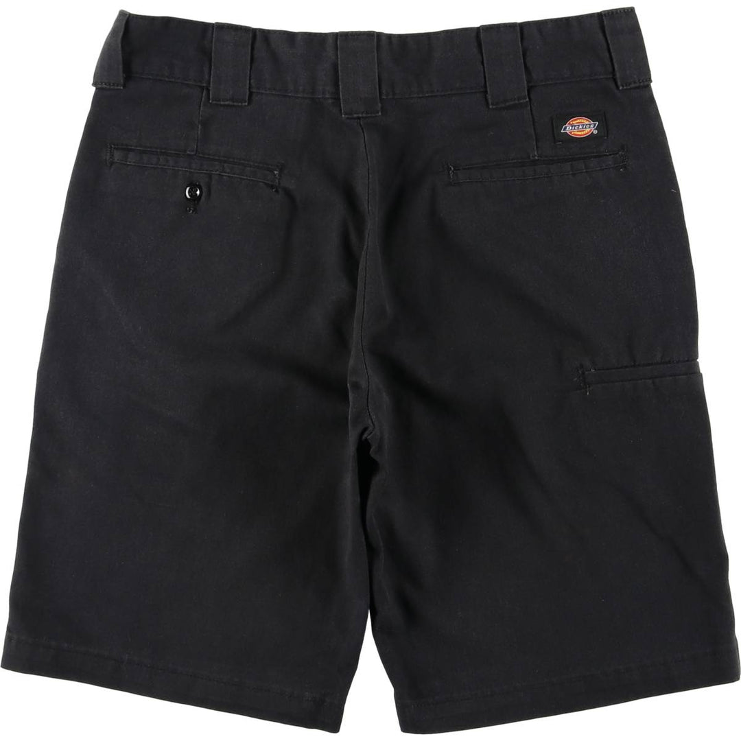 Dickies Work Shorts, Half Pants, Men's, W35 equivalent polyester black type Vintage Second Hand