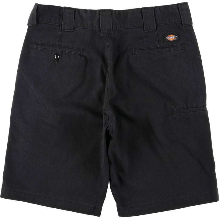 Dickies Work Shorts, Half Pants, Men's, W35 equivalent polyester black type Vintage Second Hand