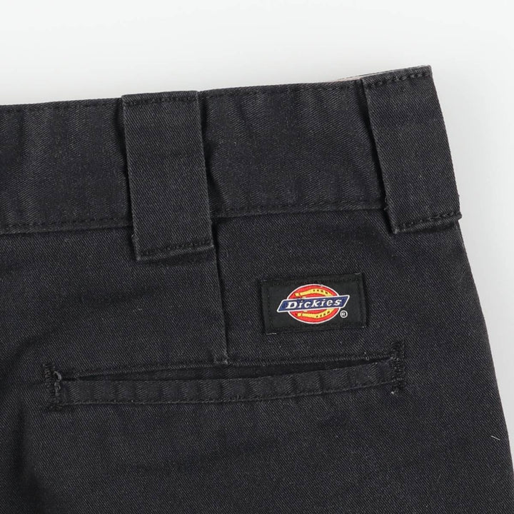 Dickies Work Shorts, Half Pants, Men's, W35 equivalent polyester black type Vintage Second Hand