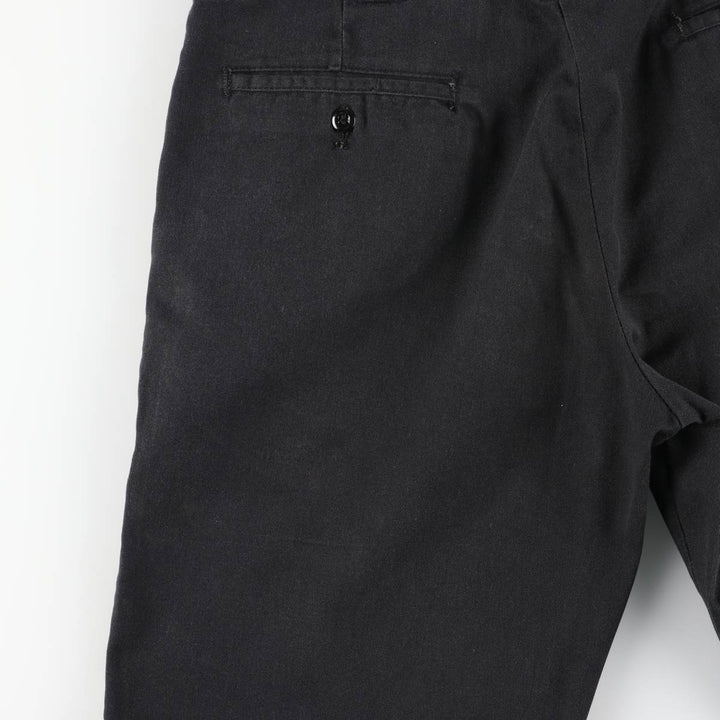 Dickies Work Shorts, Half Pants, Men's, W35 equivalent polyester black type Vintage Second Hand
