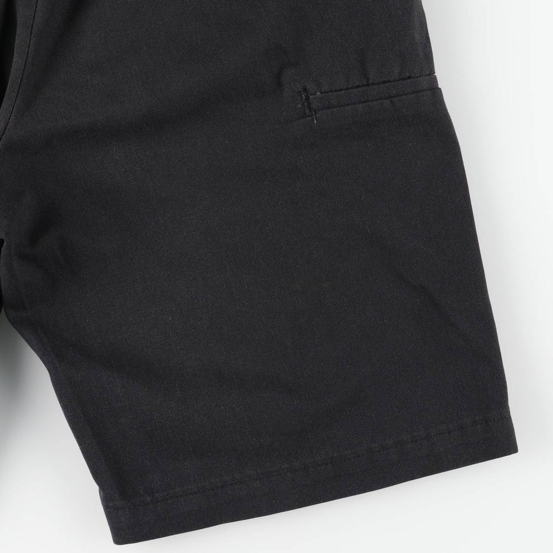 Dickies Work Shorts, Half Pants, Men's, W35 equivalent polyester black type Vintage Second Hand