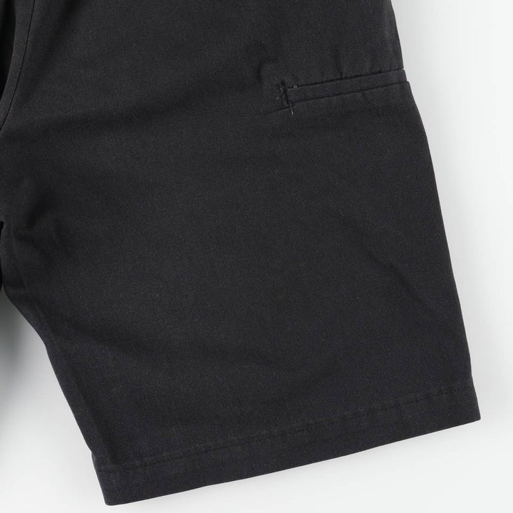 Dickies Work Shorts, Half Pants, Men's, W35 equivalent polyester black type Vintage Second Hand