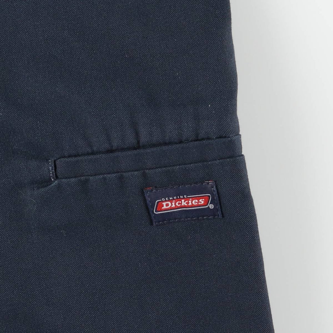 Dickies Work Shorts, Half Pants, Men's, W37 equivalent polyester navy blue type Vintage Second Hand