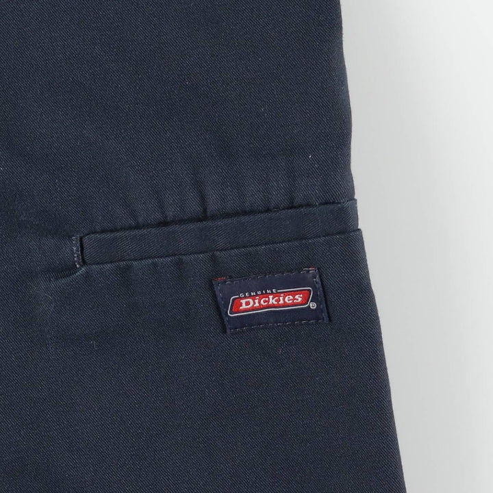 Dickies Work Shorts, Half Pants, Men's, W37 equivalent polyester navy blue type Vintage Second Hand