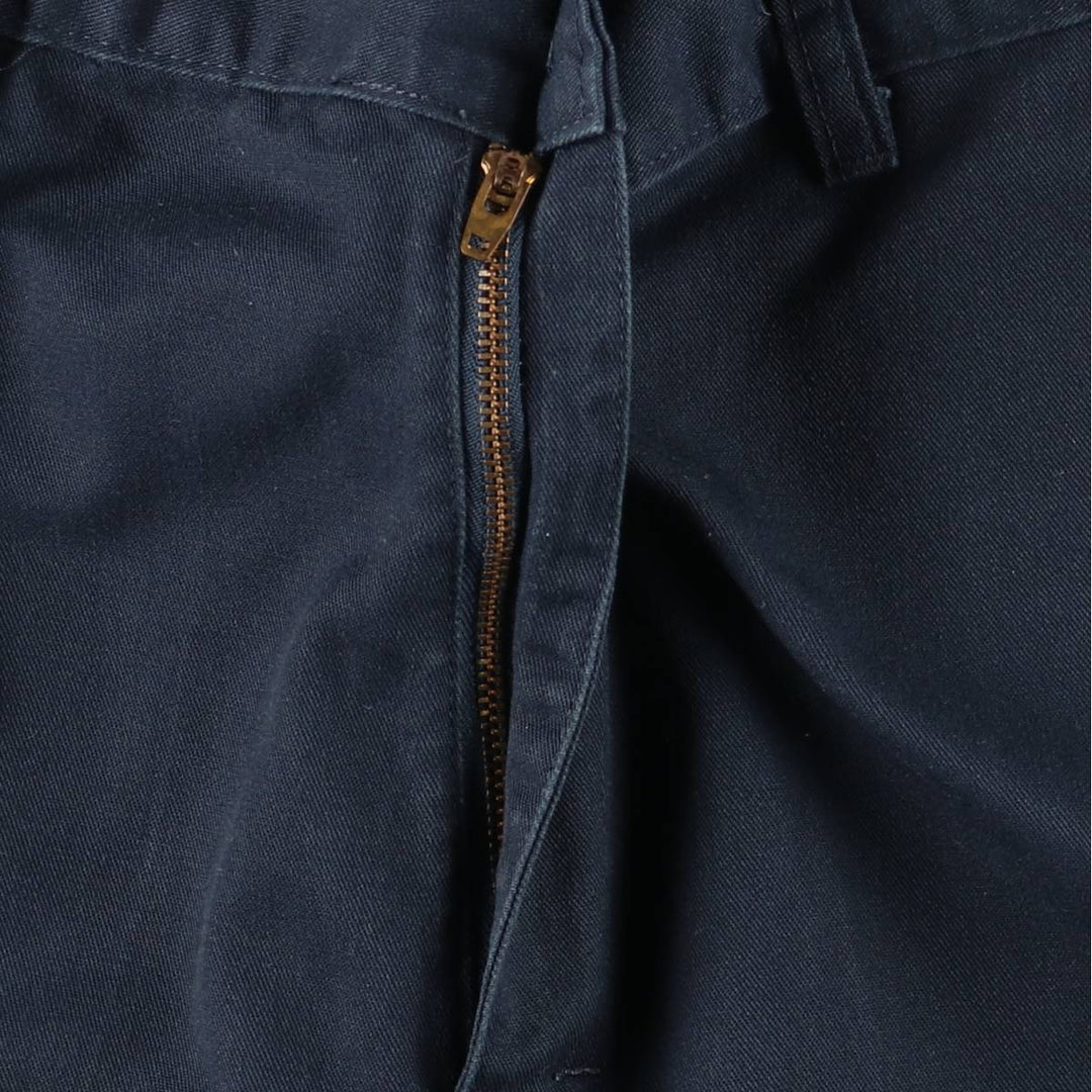 Dickies Work Shorts, Half Pants, Men's, W37 equivalent polyester navy blue type Vintage Second Hand