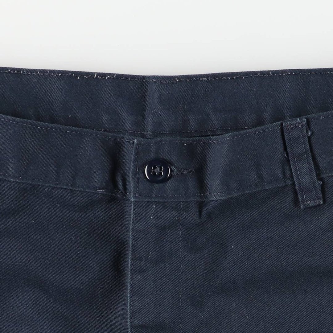 Dickies Work Shorts, Half Pants, Men's, W37 equivalent polyester navy blue type Vintage Second Hand
