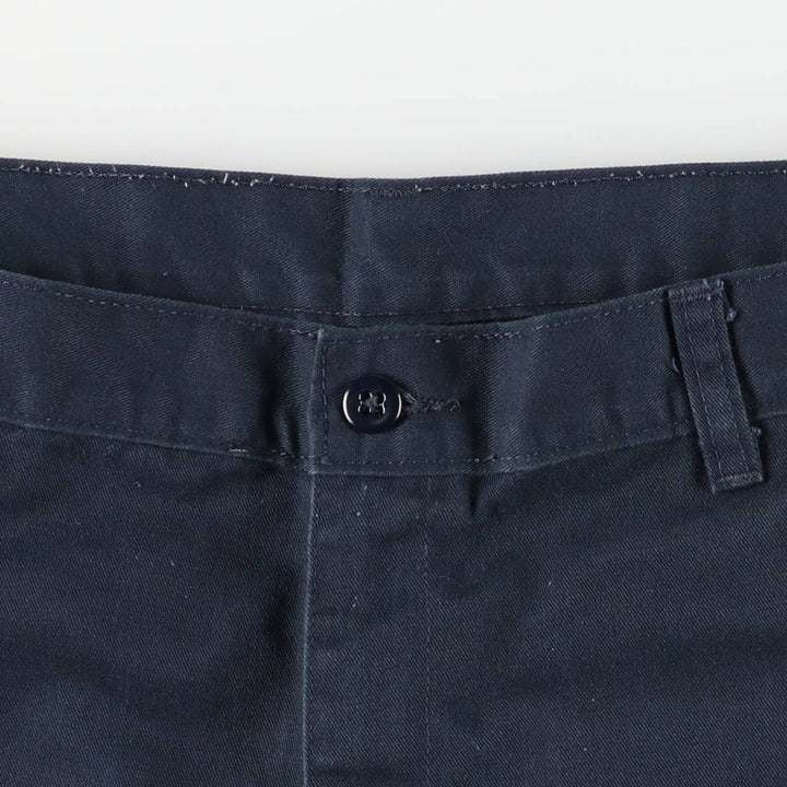 Dickies Work Shorts, Half Pants, Men's, W37 equivalent polyester navy blue type Vintage Second Hand