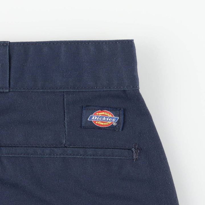 Dickies Work Shorts Short Pants Men's W37 polyester navy blue type Vintage Second Hand