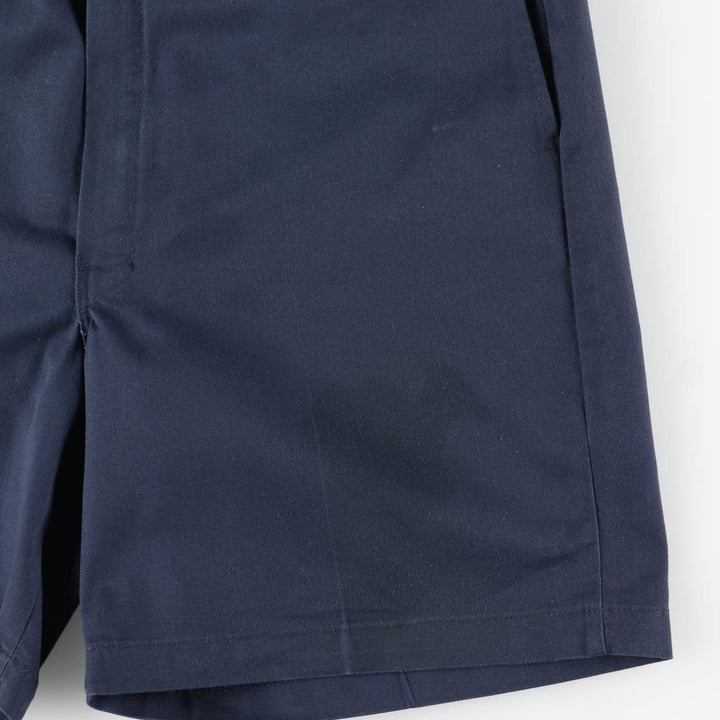 Dickies Work Shorts Short Pants Men's W37 polyester navy blue type Vintage Second Hand