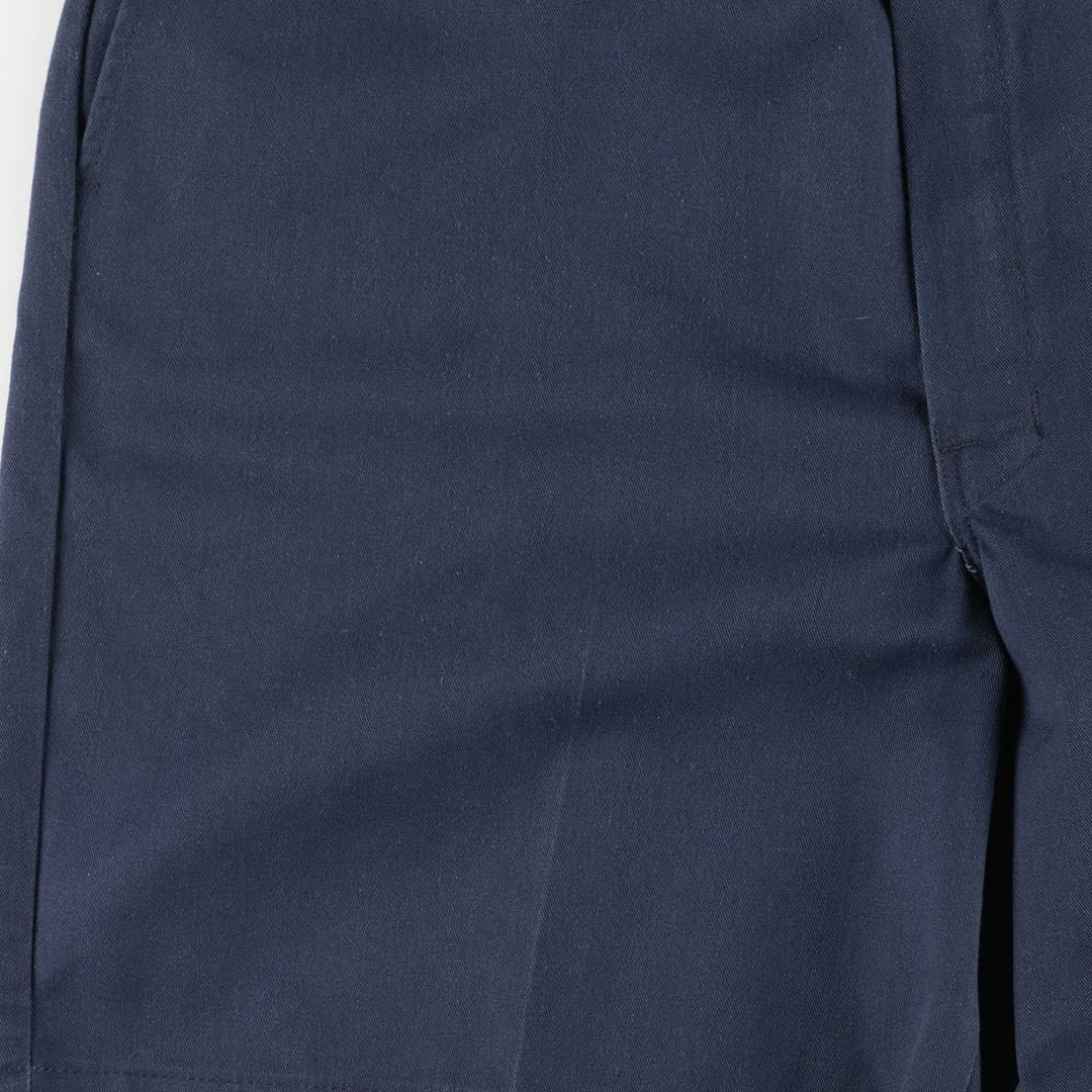 Dickies Work Shorts Short Pants Men's W37 polyester navy blue type Vintage Second Hand