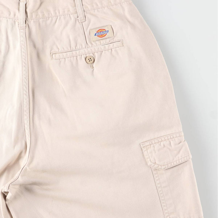 Dickies cargo shorts, men's size W31 (approx.) unclear pale white type Vintage Second Hand