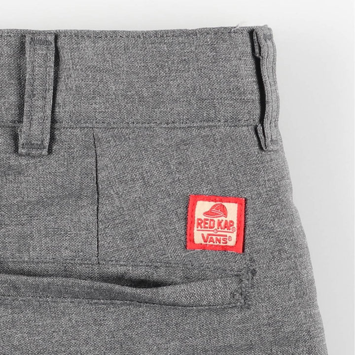 Red Kap VANS work shorts, men's size W34 (approx.) polyester gray type Vintage Second Hand