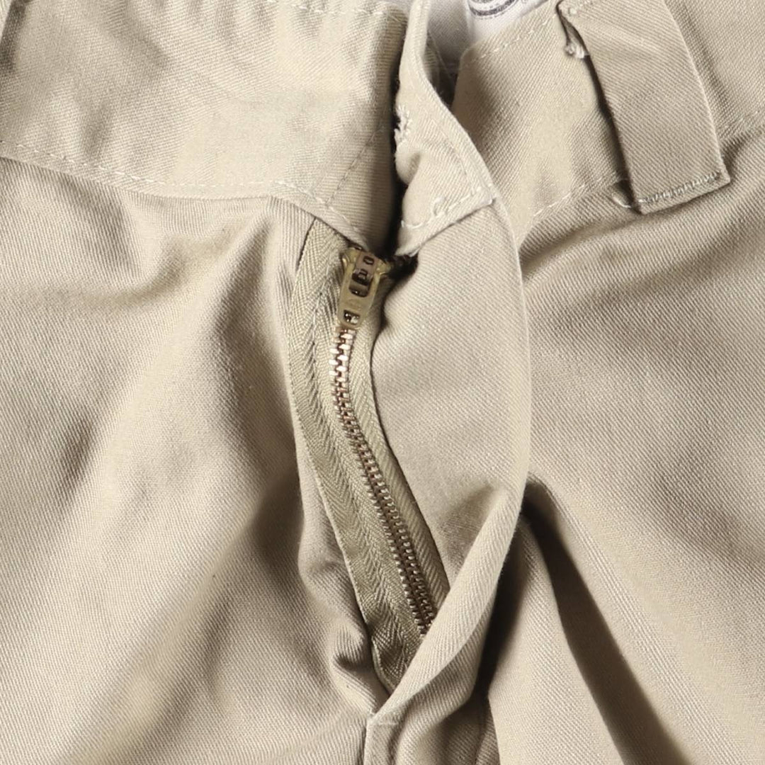 Dickies Relaxed Fit Work Shorts, Half Pants, Men's, W34 equivalent polyester Beige type Vintage Second Hand