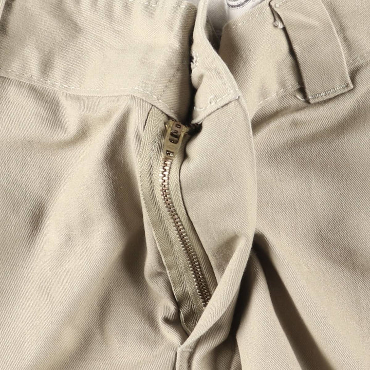 Dickies Relaxed Fit Work Shorts, Half Pants, Men's, W34 equivalent polyester Beige type Vintage Second Hand