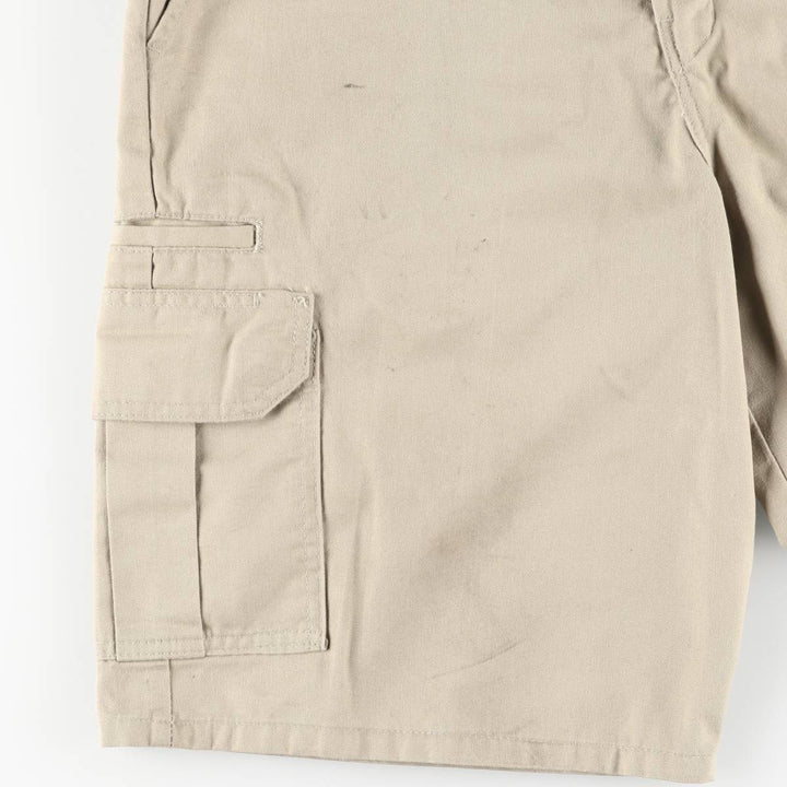Dickies Relaxed Fit Work Shorts, Half Pants, Men's, W34 equivalent polyester Beige type Vintage Second Hand