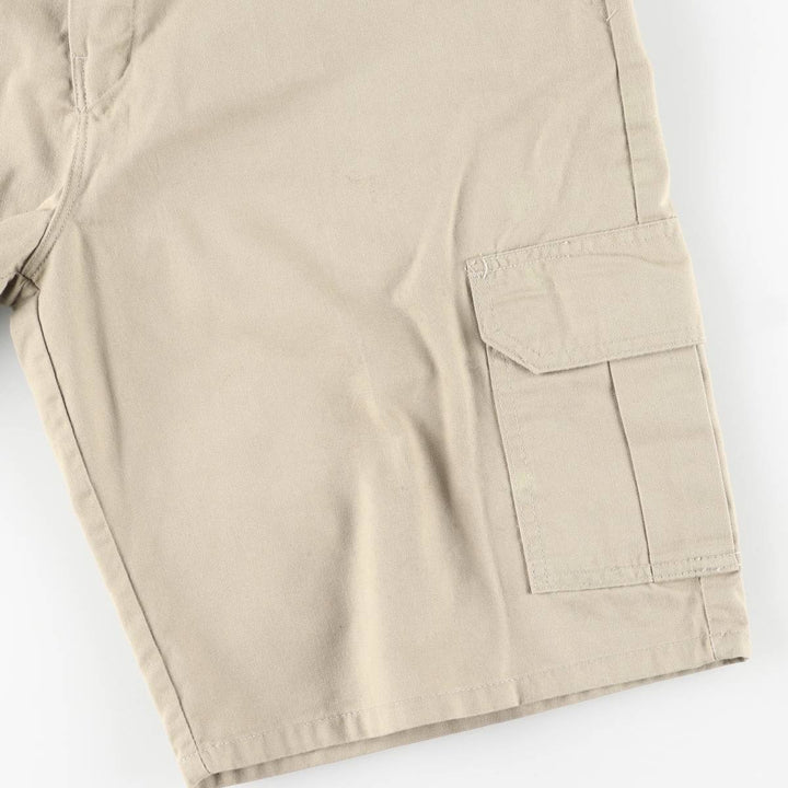 Dickies Relaxed Fit Work Shorts, Half Pants, Men's, W34 equivalent polyester Beige type Vintage Second Hand