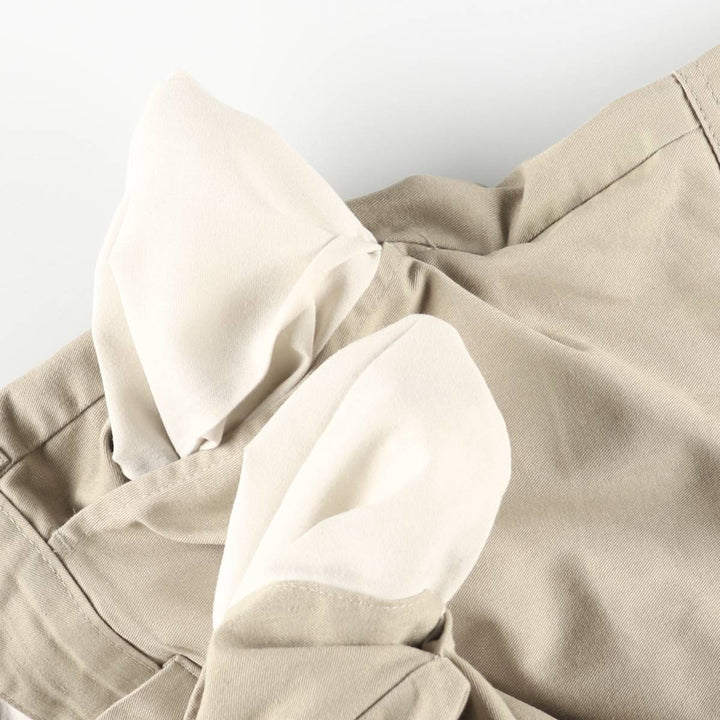 Dickies Relaxed Fit Work Shorts, Half Pants, Men's, W34 equivalent polyester Beige type Vintage Second Hand