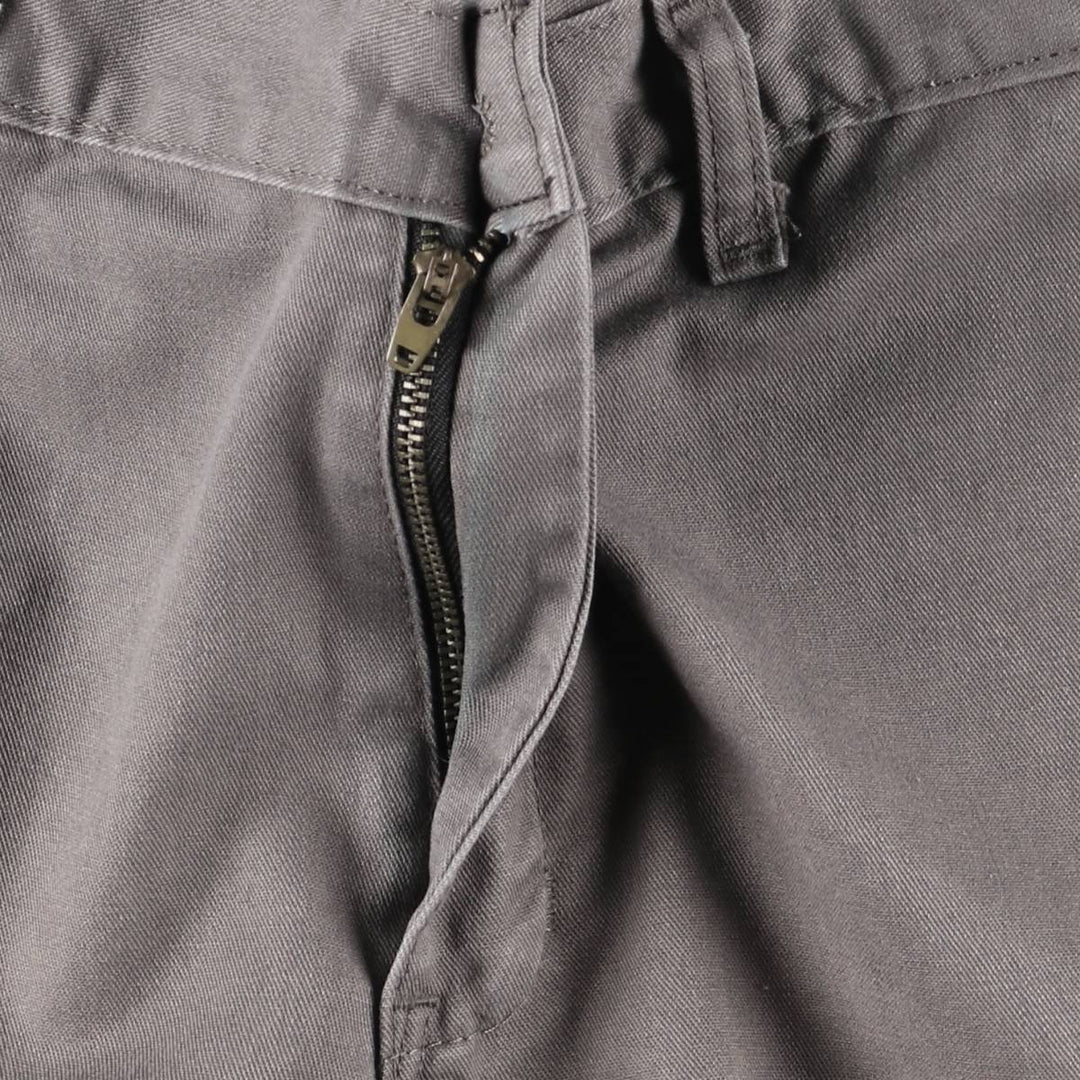 Dickies Work Shorts, Half Pants, Men's, W36 equivalent polyester gray type Vintage Second Hand
