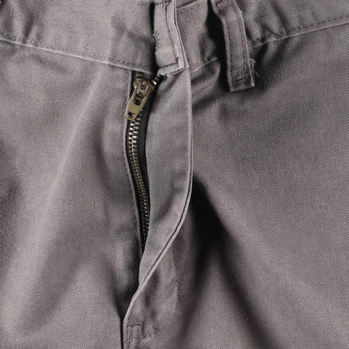 Dickies Work Shorts, Half Pants, Men's, W36 equivalent polyester gray type Vintage Second Hand
