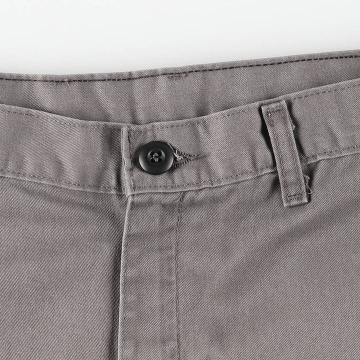 Dickies Work Shorts, Half Pants, Men's, W36 equivalent polyester gray type Vintage Second Hand