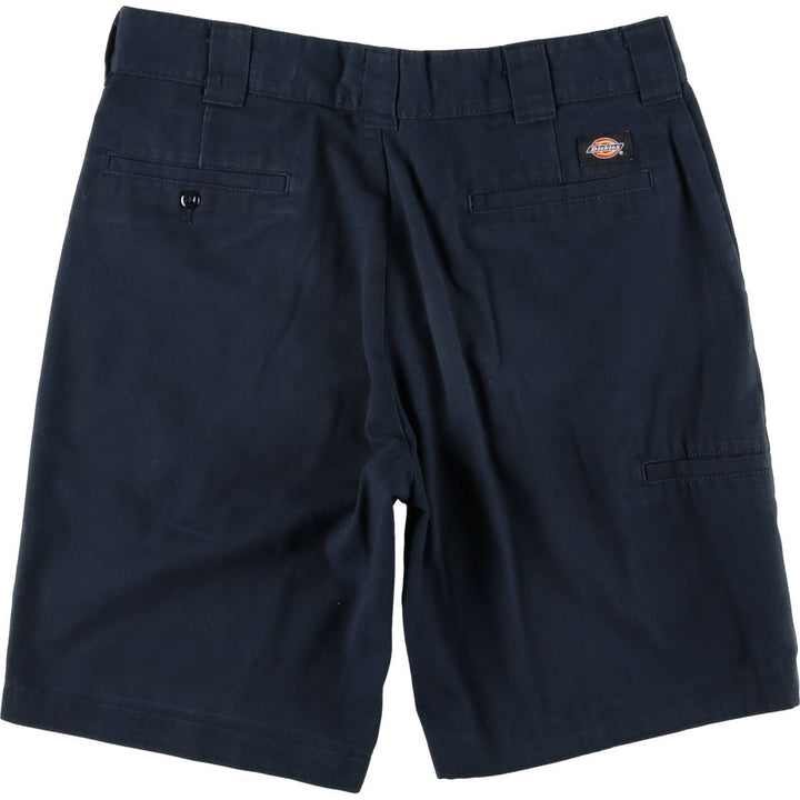 Dickies Work Shorts, Half Pants, Men's, W36 equivalent polyester navy blue type Vintage Second Hand