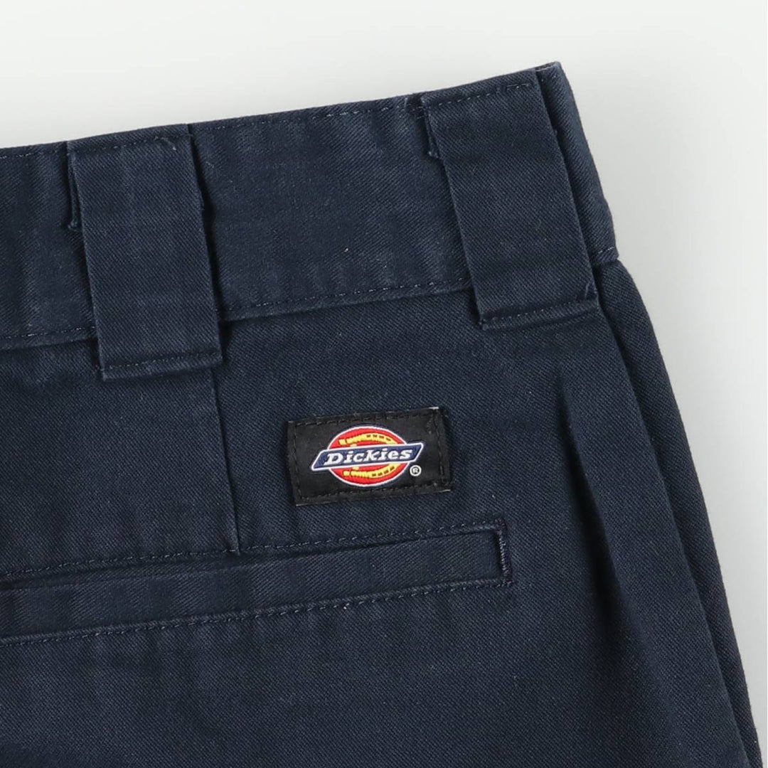 Dickies Work Shorts, Half Pants, Men's, W36 equivalent polyester navy blue type Vintage Second Hand