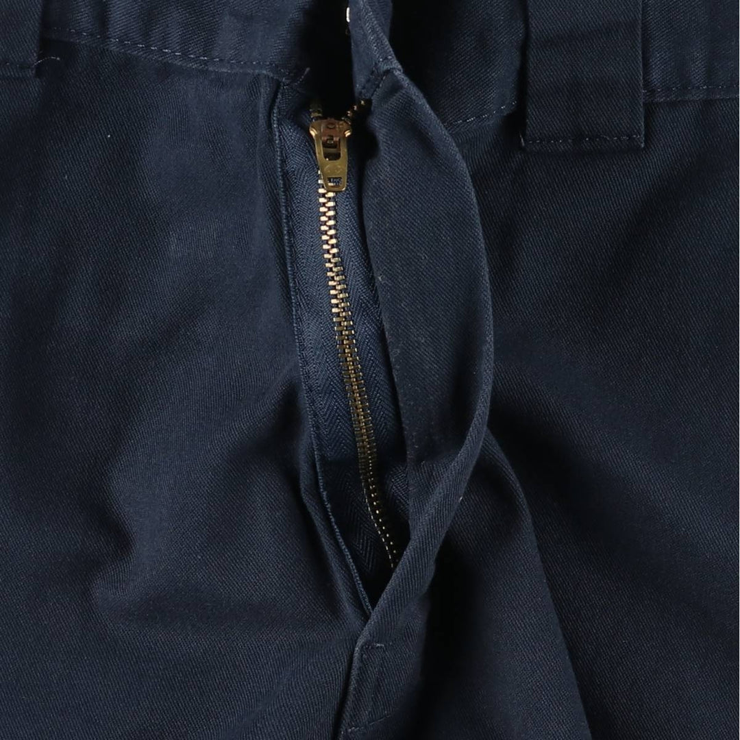 Dickies Work Shorts, Half Pants, Men's, W36 equivalent polyester navy blue type Vintage Second Hand