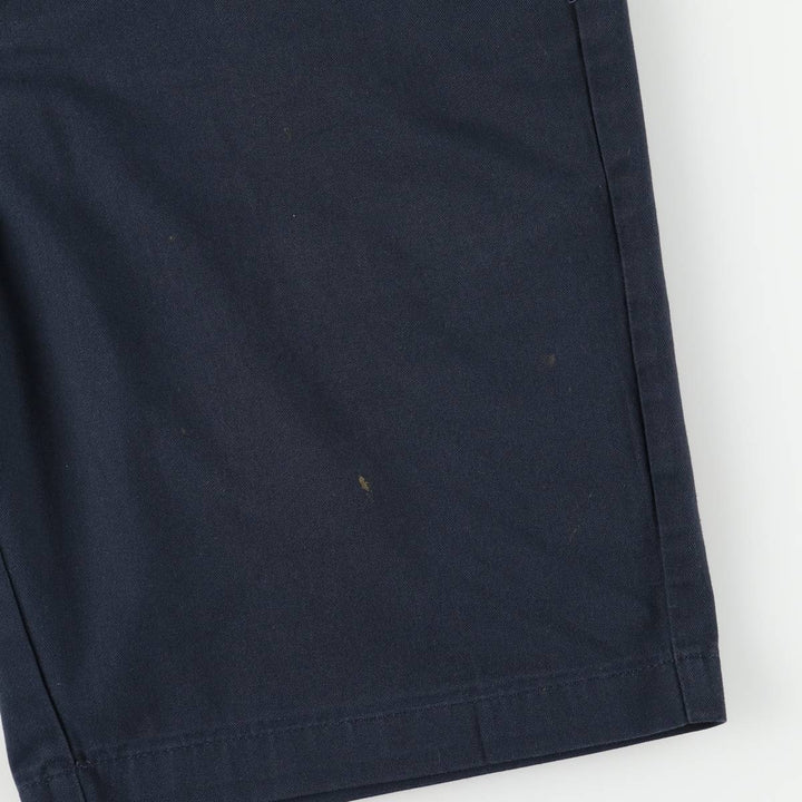 Dickies Work Shorts, Half Pants, Men's, W36 equivalent polyester navy blue type Vintage Second Hand